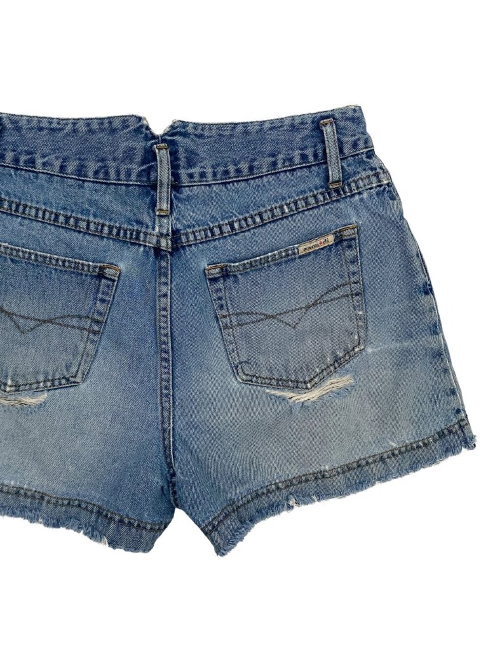 2000s zana di light wash denim shorts